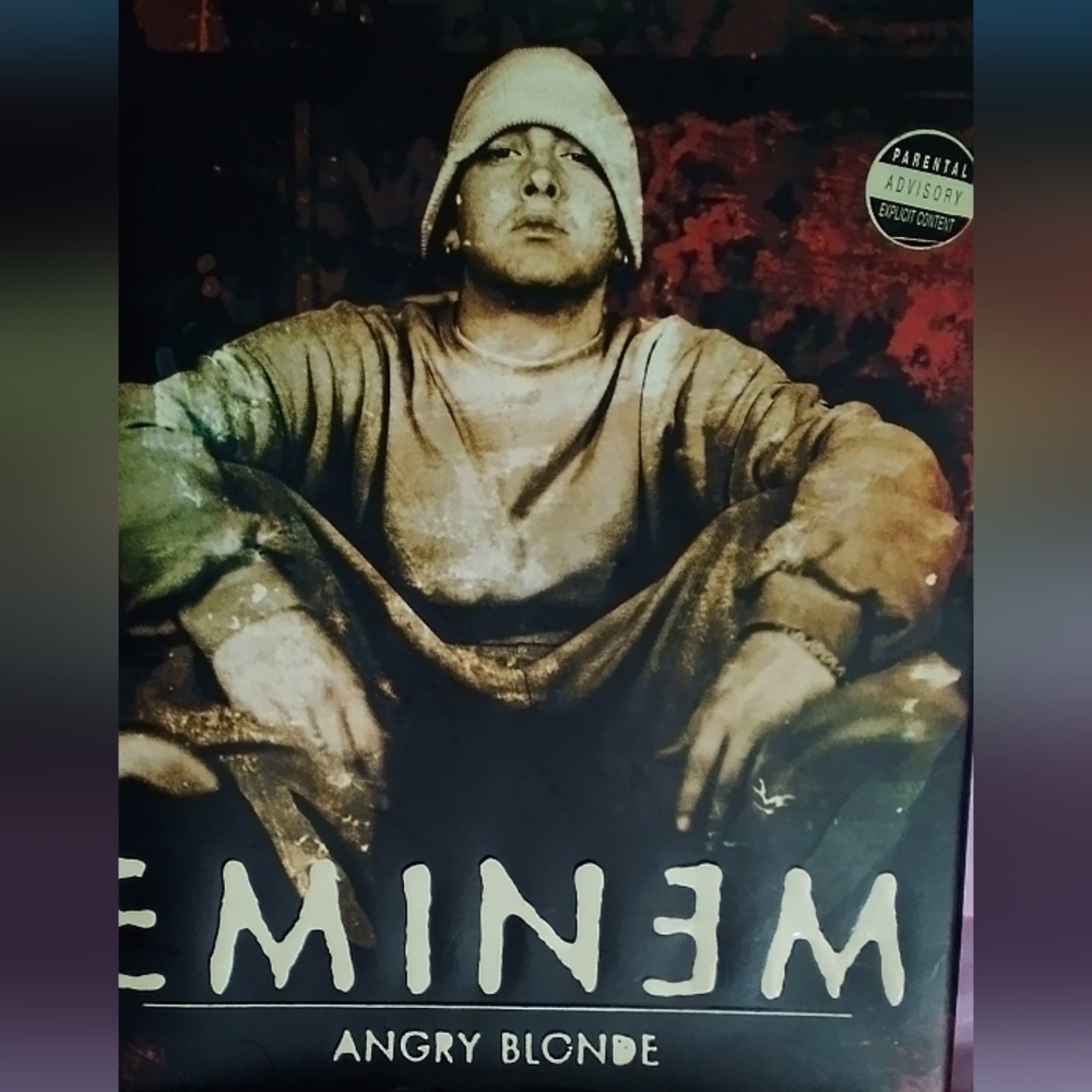 Hard Cover Book Eminem Angry Blond